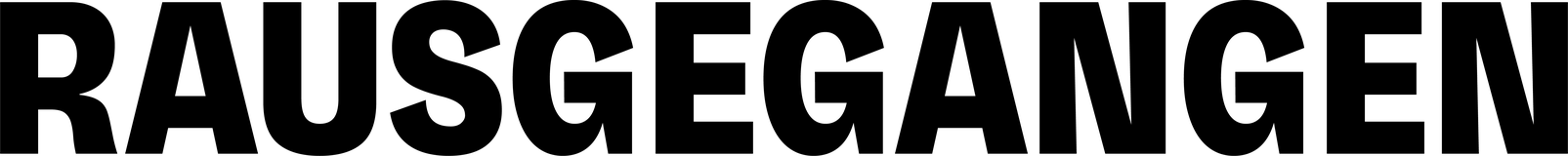 Rausgegangen